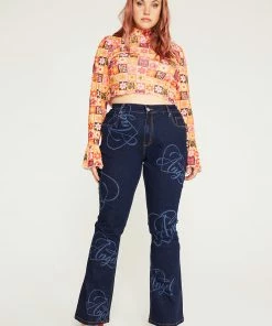 New Girl Order Tops LOW RISE JEANS CURVE