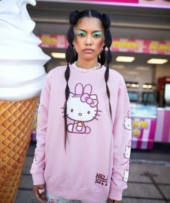New Girl Order Tops HELLO KITTY BUNNY SWEAT