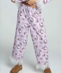 New Girl Order HELLO KITTY FRILL CUFFS SHIRT AND TROUSER SET
