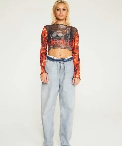 New Girl Order TEDDY MESH TOP