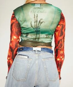 New Girl Order TEDDY MESH TOP