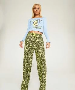 New Girl Order IM THE TREAT BLUE LONG SLEEVE Tops