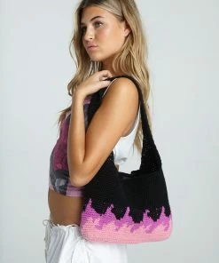 New Girl Order FLAME CROCHET BAG