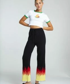 New Girl Order FLAME CROCHET TROUSER NEW IN
