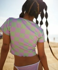 New Girl Order HELLO KITTY CHECK CARDIGAN T-shirts