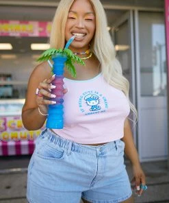 New Girl Order HELLO KITTY CUTE IS A CRIME CAMI CURVE Tops