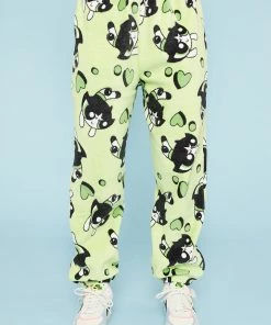 New Girl Order Tops POWERPUFF GIRLS BUTTERCUP FLEECE JOGGER