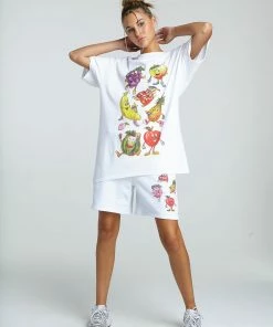 New Girl Order OVERSIZED HAPPY FRUIT SHIRT NEW IN