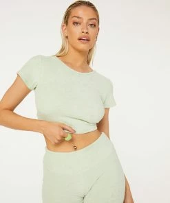 New Girl Order TOWELLING BOOTY SHORTS