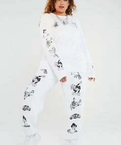 New Girl Order Classic Cartoon Sweat Curve Tops