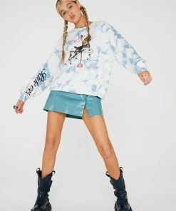 New Girl Order RIDE OR DIE TIE DYE SWEAT