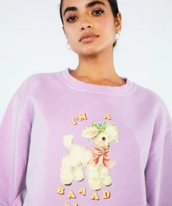 New Girl Order BAAAD BITCH SWEAT Tops