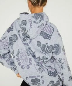 New Girl Order RACER FLAG HOODIE