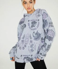 New Girl Order RACER FLAG HOODIE