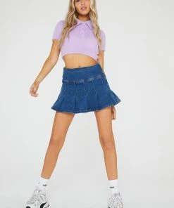 New Girl Order Fluffy Polo Top