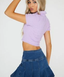 New Girl Order Fluffy Polo Top 8 New Girl Order Fluffy Polo Top