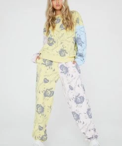 New Girl Order Tops Bear Panel Sweat